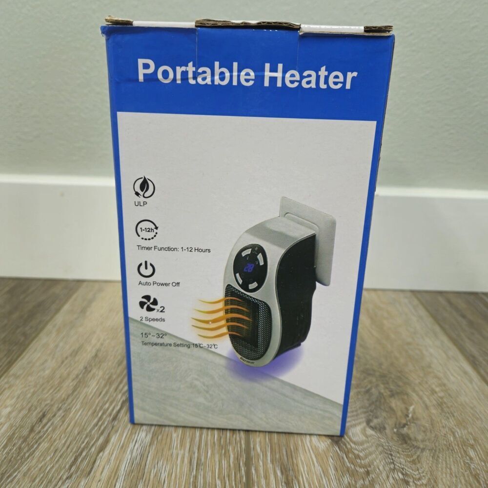 Brightown MH-04 350W Portable Heater - Black/White